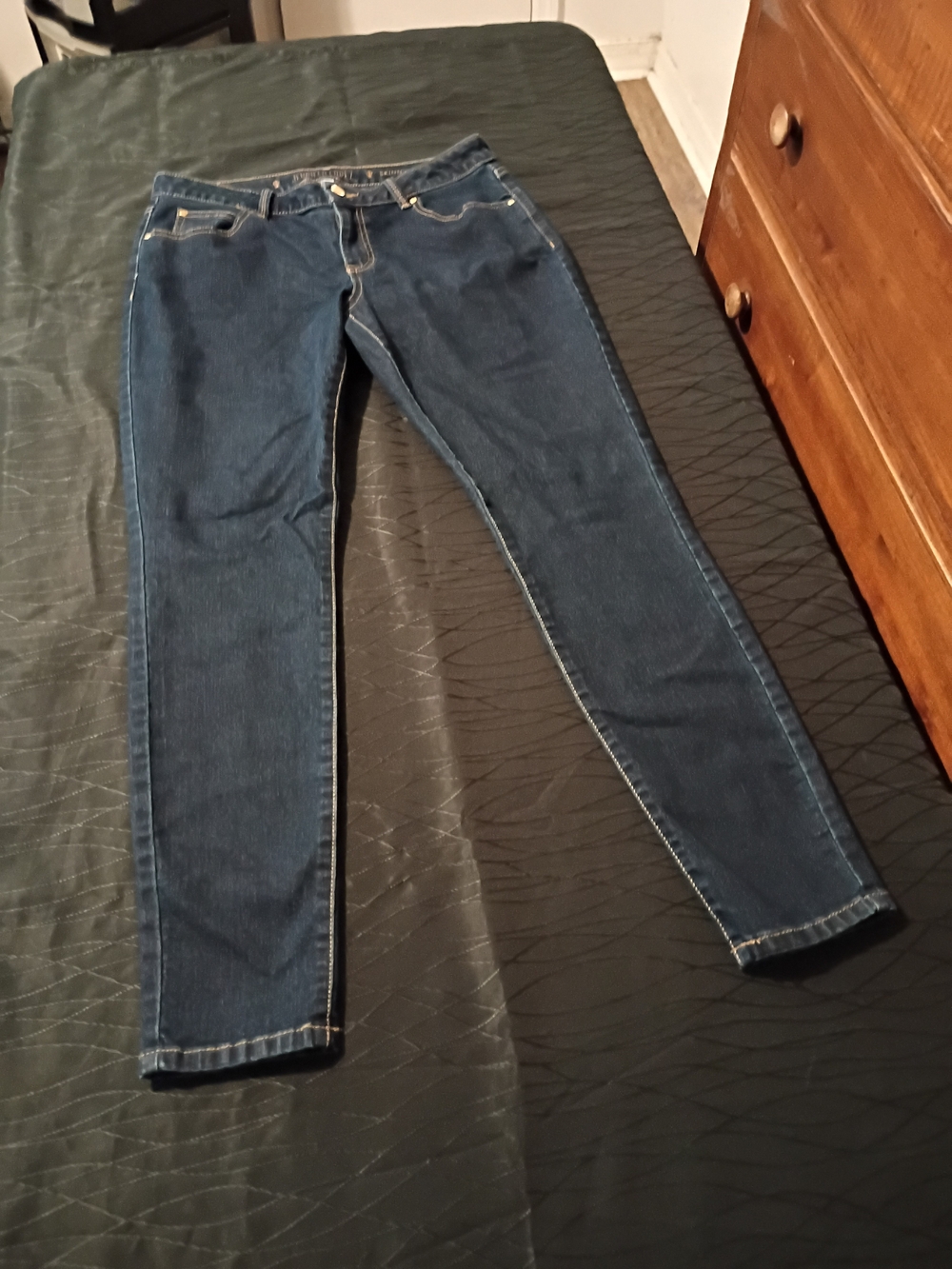 Classic Dark Blue Women's Stretch Jeans
